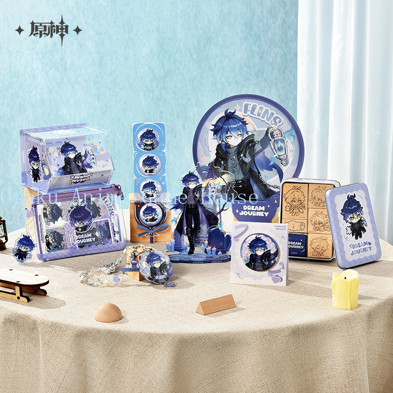 Phone Accessories Chain - Lencana Anime Genshin Impact Flins Resmi