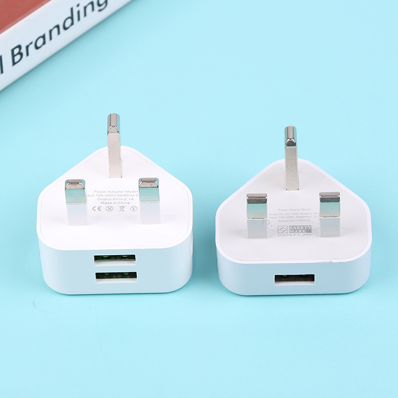 Phone Accessories Uk - Adaptor pengisi daya dinding 3 Pin