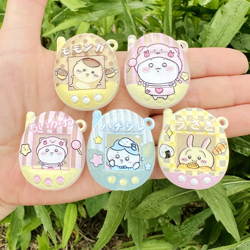 Phone Accessories Chain - 10/20 buah manik-manik berlubang bercahaya untuk