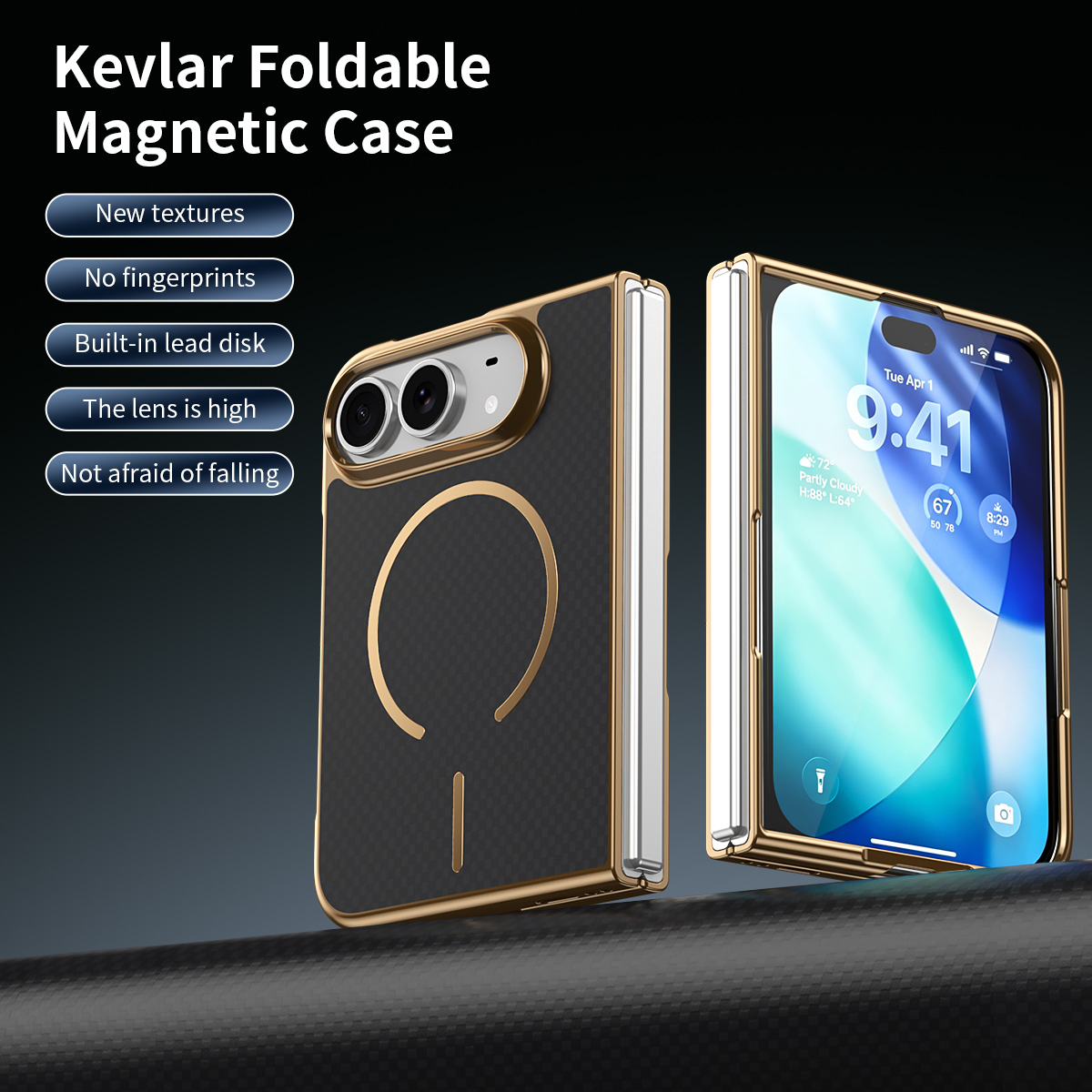 Casing Ponsel Magnetik Kevlar  - Phone Accessories Display ulasan dan harga