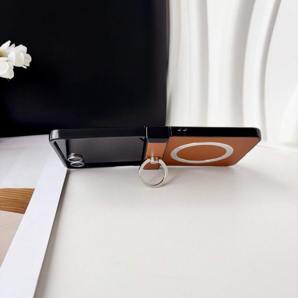 Casing Ponsel Kulit Magnetik M - Phone Accessories Popsocket ulasan dan harga