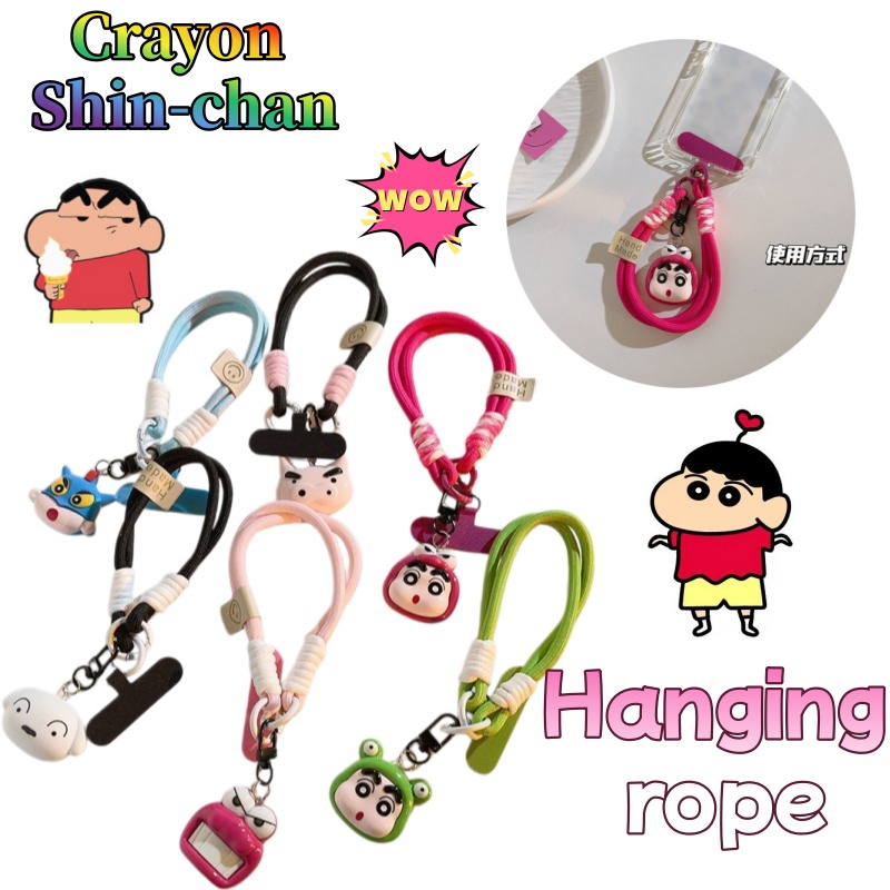 Crayon Shin-chan Shiro Crocodi - Phone Accessories Chain ulasan dan harga